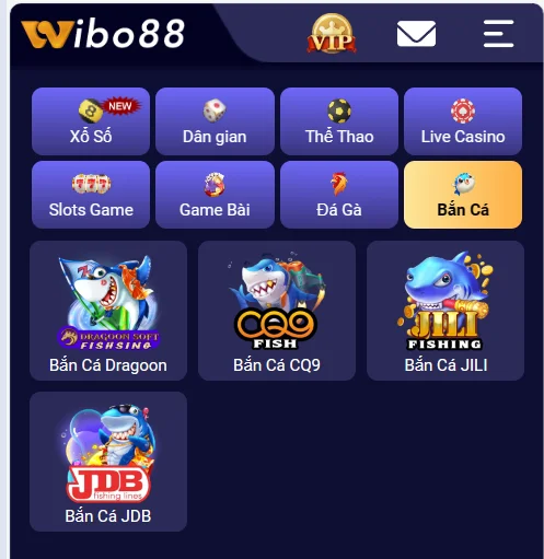 Wibo88 có đa dạng game bắn cá đồ họa đỉnh cao