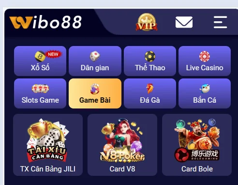 Game bài WIBO88 đưa truyền thống lên Online