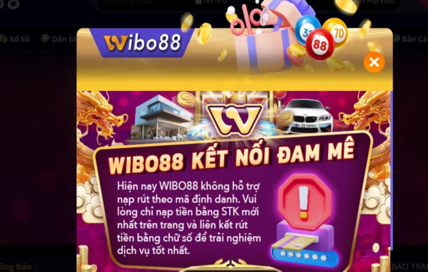 Đăng nhập Wibo88 để bắt đầu tham gia chơi game cá cược hấp dẫn