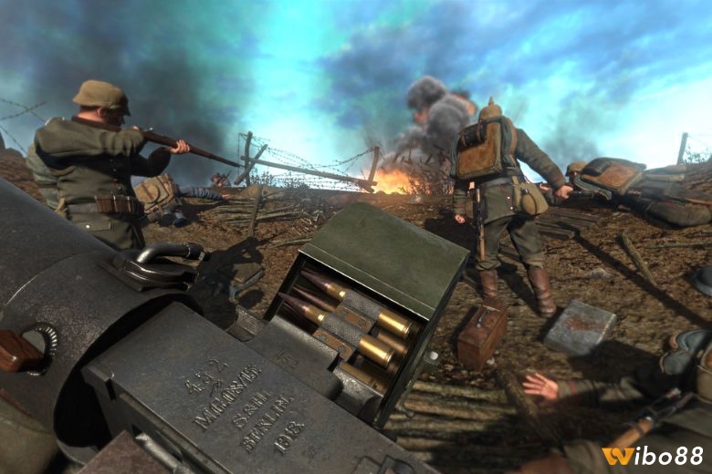 Đồ hoạ của game Verdun được thiết kế vô cùng đẹp mắt và sống động